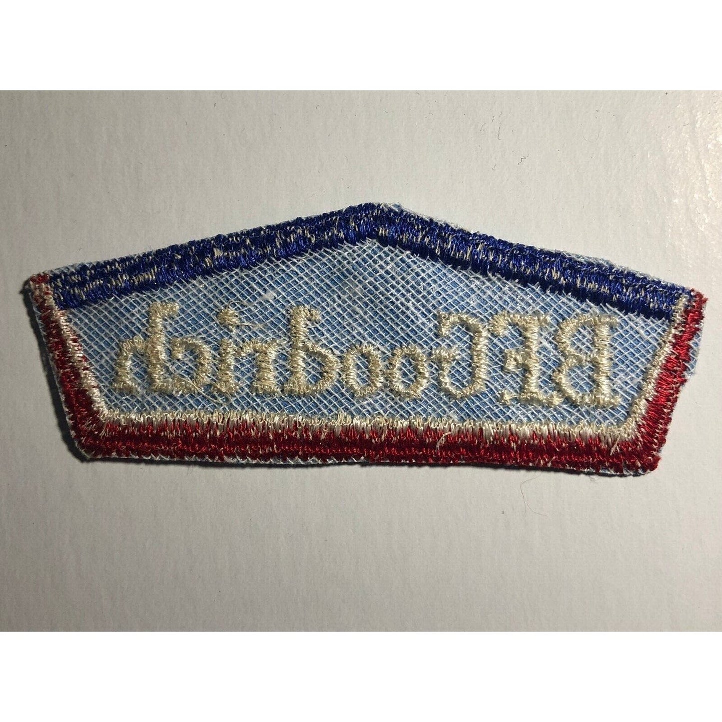 BF Goodrich Vintage Embroidered Patch (Blue Top) c1970's VGC