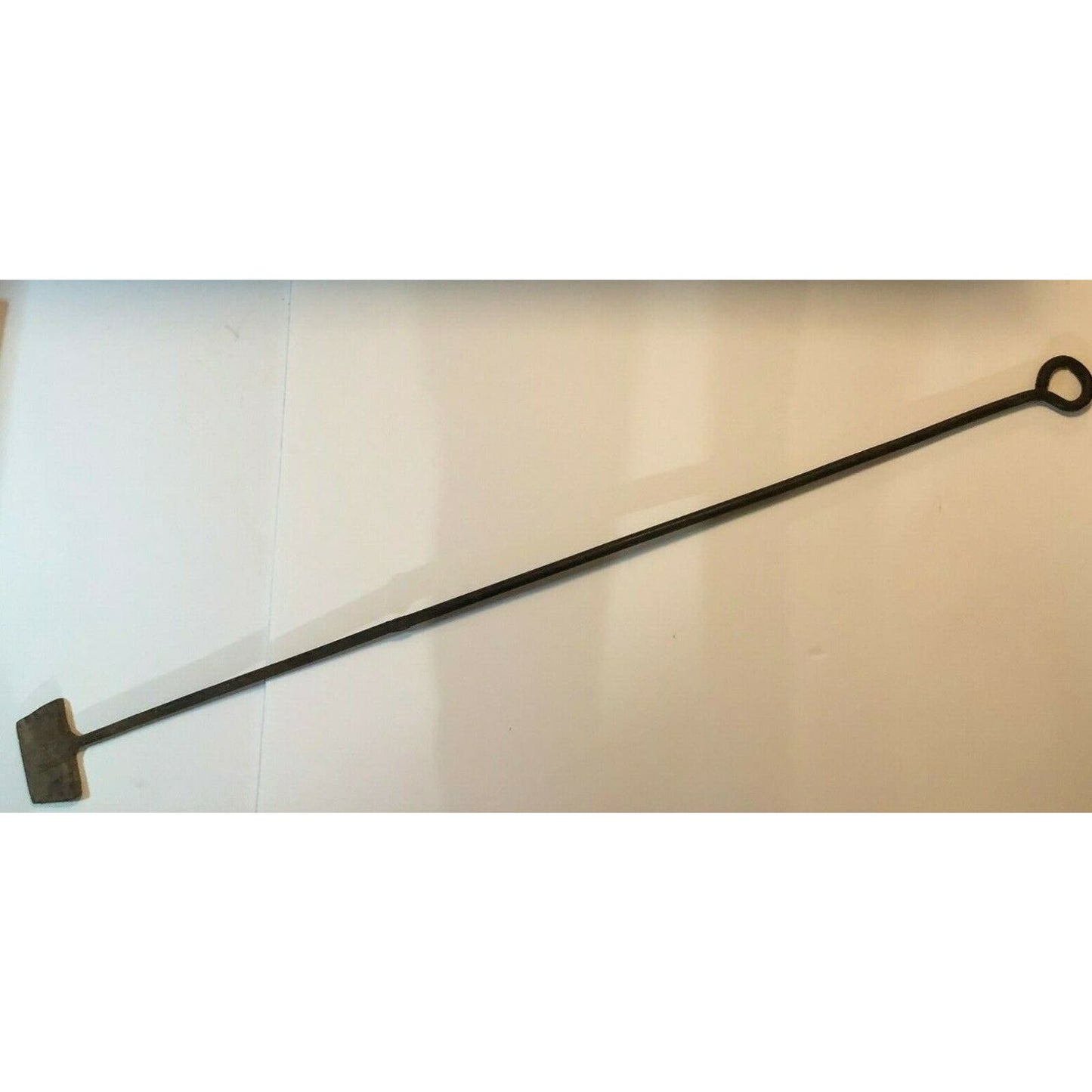 Primitive Hand Forged "1 or I" Iron Cattle Livestock Branding Iron 49"