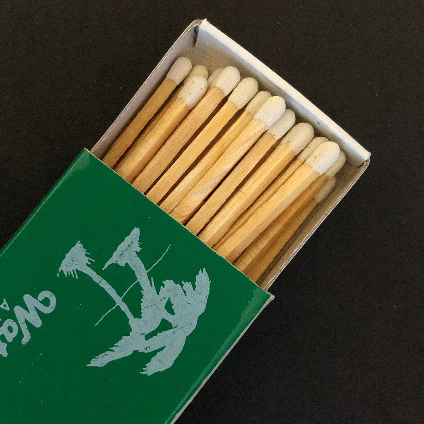 c1990's Vintage Wooden Matchbox / Matchbook "Waterfalls Nightclub" Groton, CT