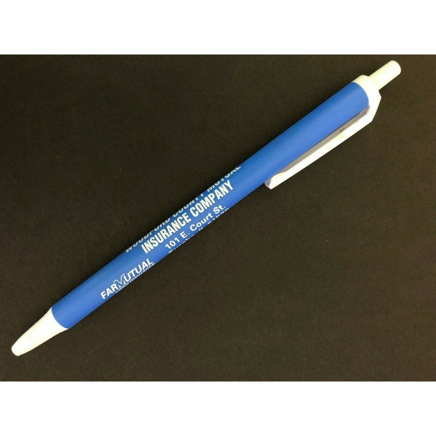 c1980's-90's "Woodford County Mutual Insurance" Eureka, IL Advertising Pen
