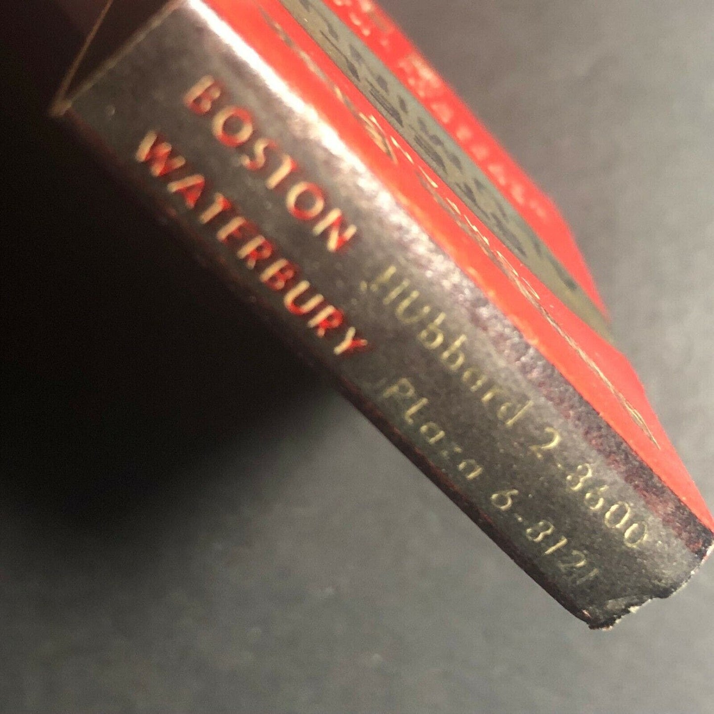 1960's-70's Full Matchbook Hawkridge Bros. Steel Alum - Boston, MA Waterbury, CT