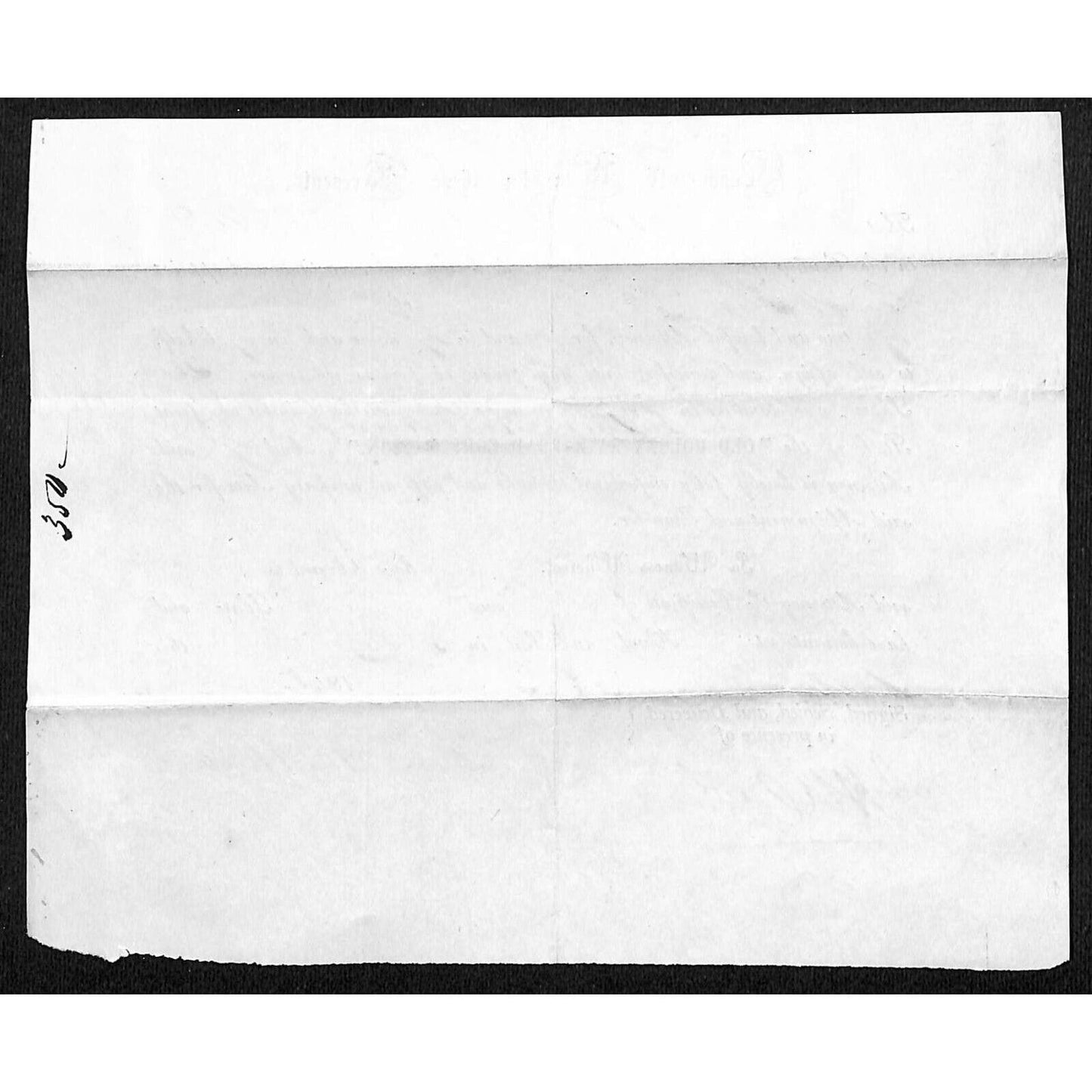 1846 Legal Document Power of Attorney re: Northern Railroad Stock
