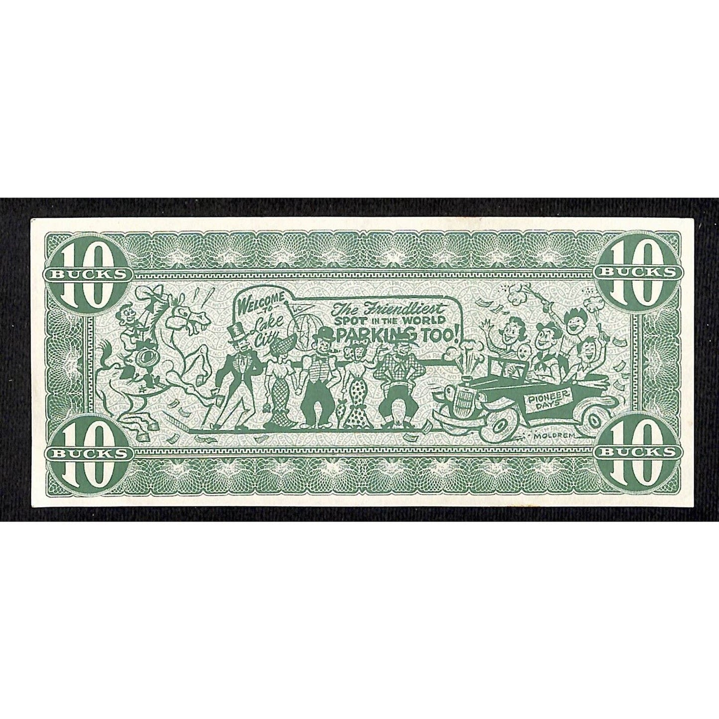 Lake City Pioneer Bucks "10 Bucks" Coupon 1951 Auctions / Celebration - City?