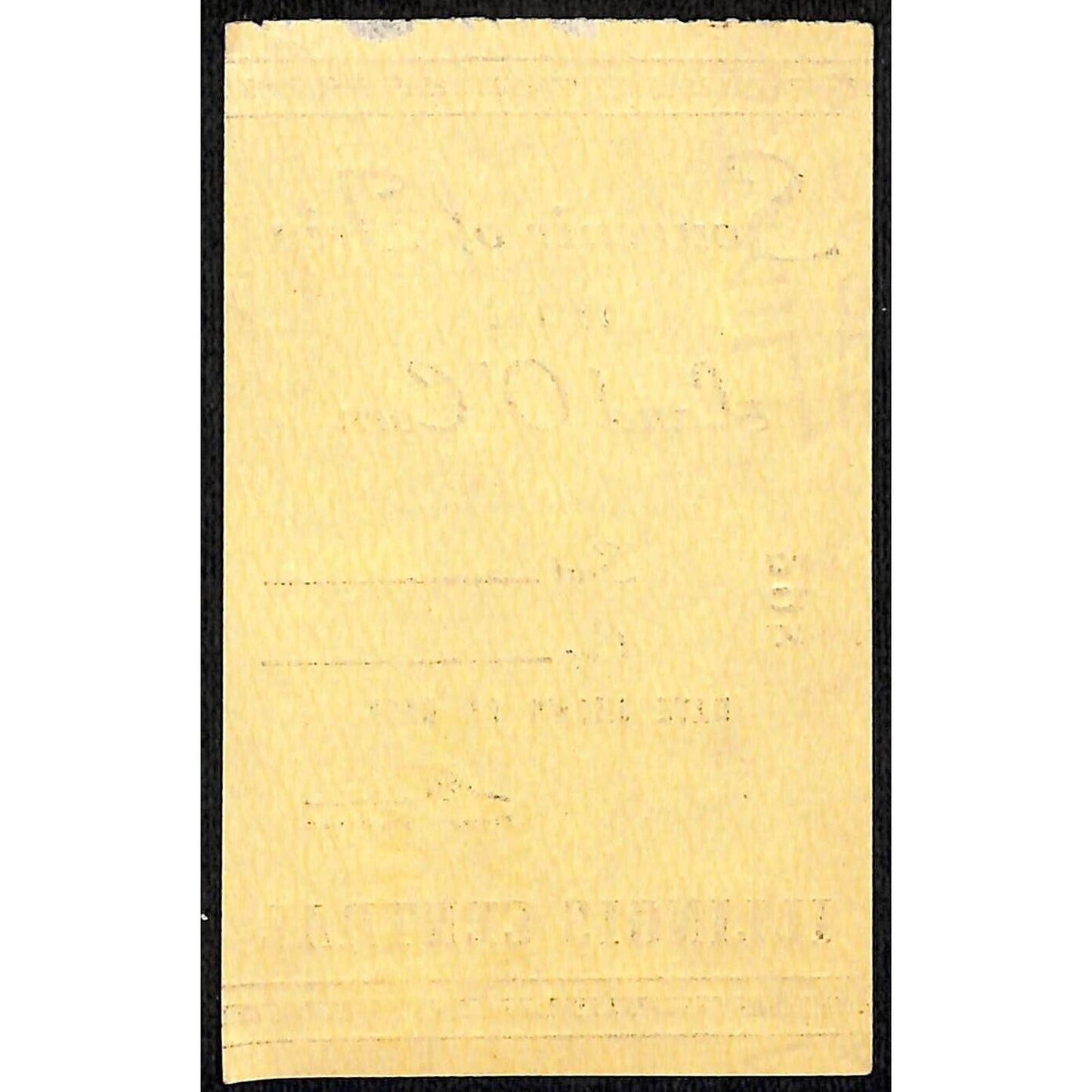 Illinois Central Railroad "Land O' Corn" Souvenir Trip Ticket c1940's-50's VGC
