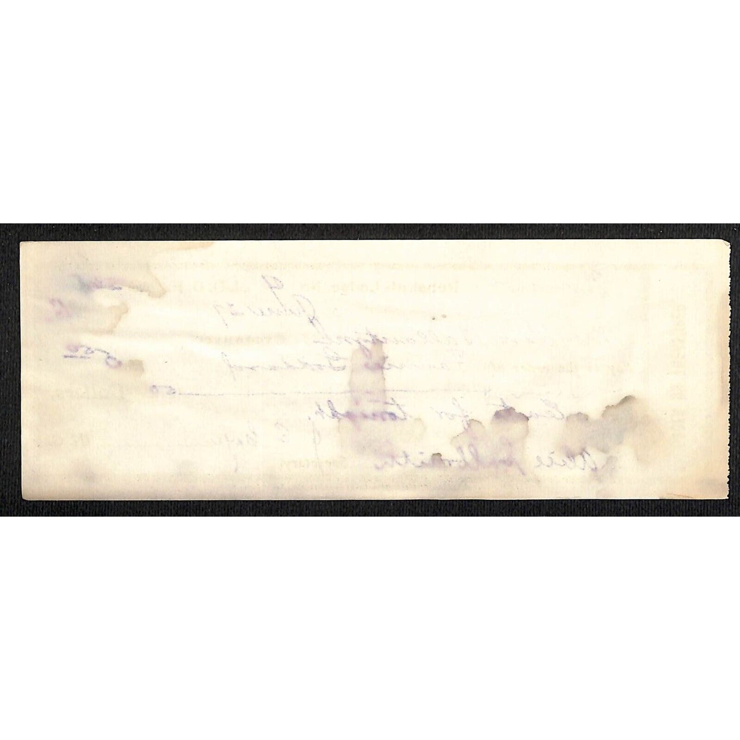 IOOF Odd Fellows Rebekah Lodge No.9 1903 Receipt / Billhead #266