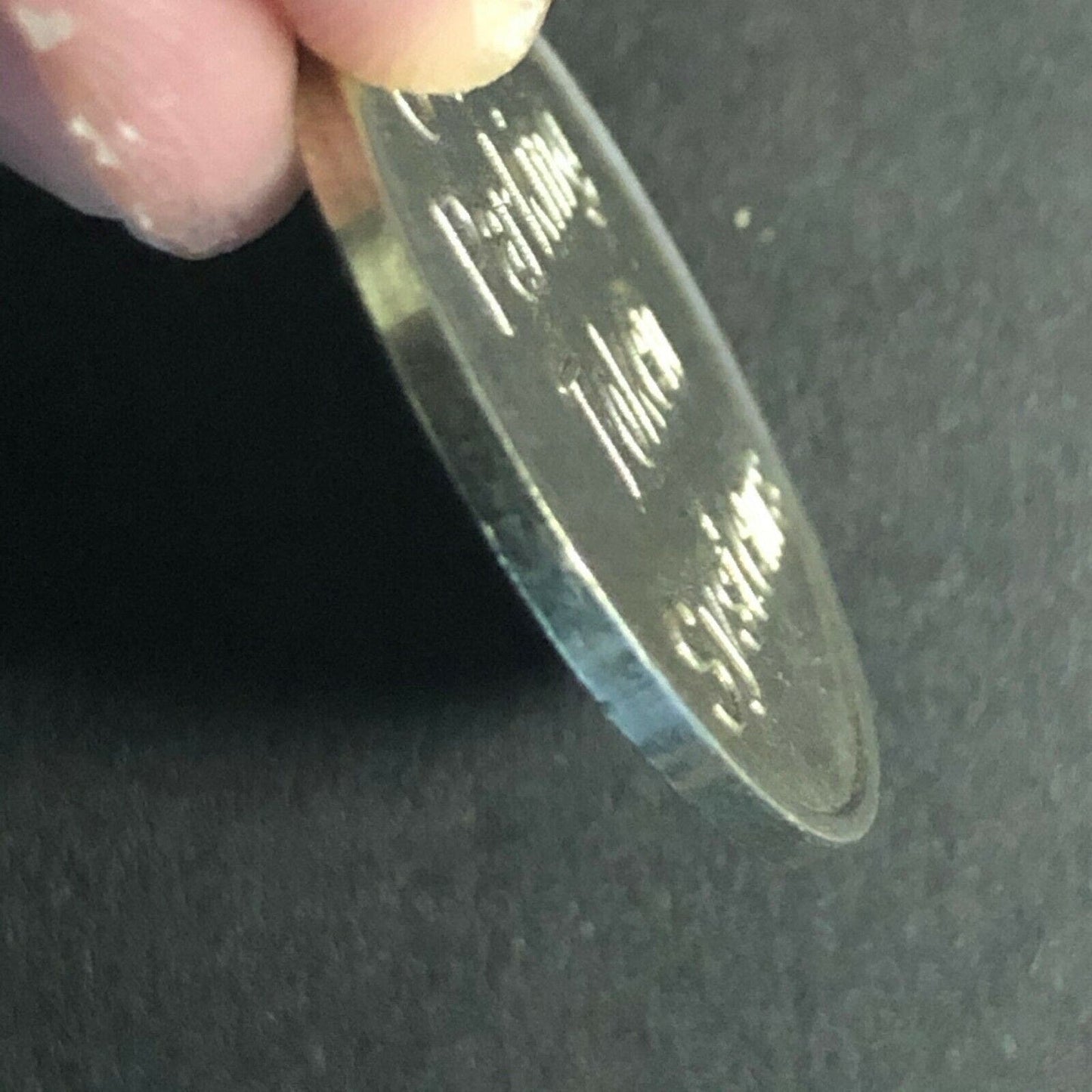 25.3mm CTR Nickel Plated? Parking System Token - Fauver Coll.