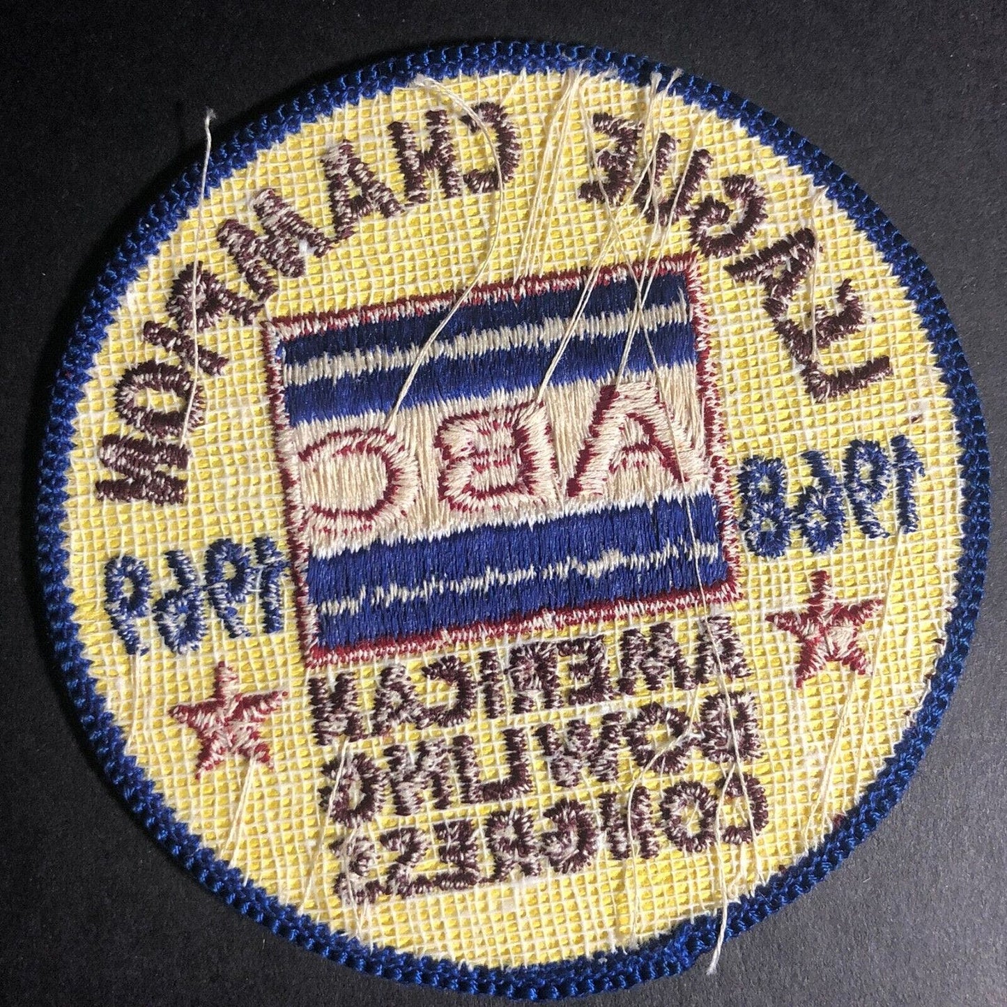 American Bowling Congress ABC Vintage Embroidered Patch 1968-1968 League Champ