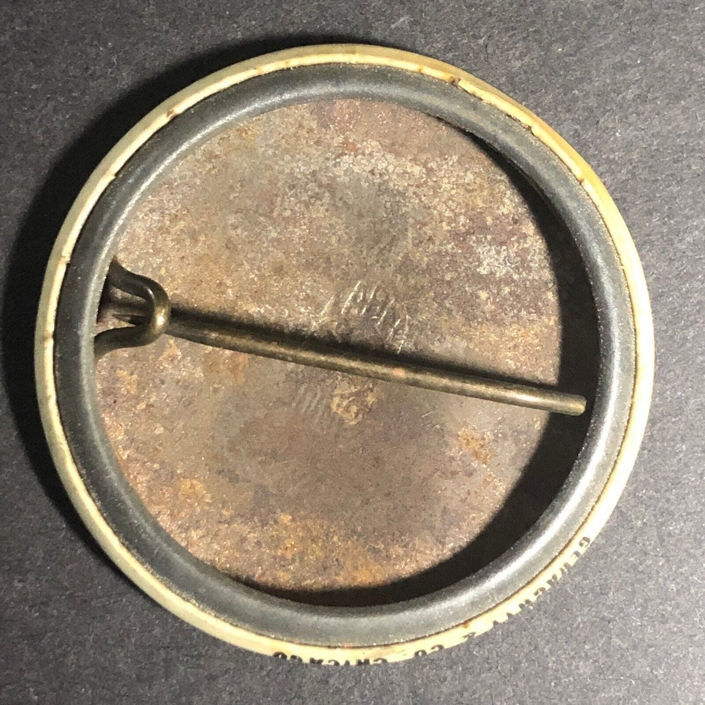 C. & W. I. R. R. 4880 Railroad Chicago (Geraghty & Co.) c1940's* Pinback Button