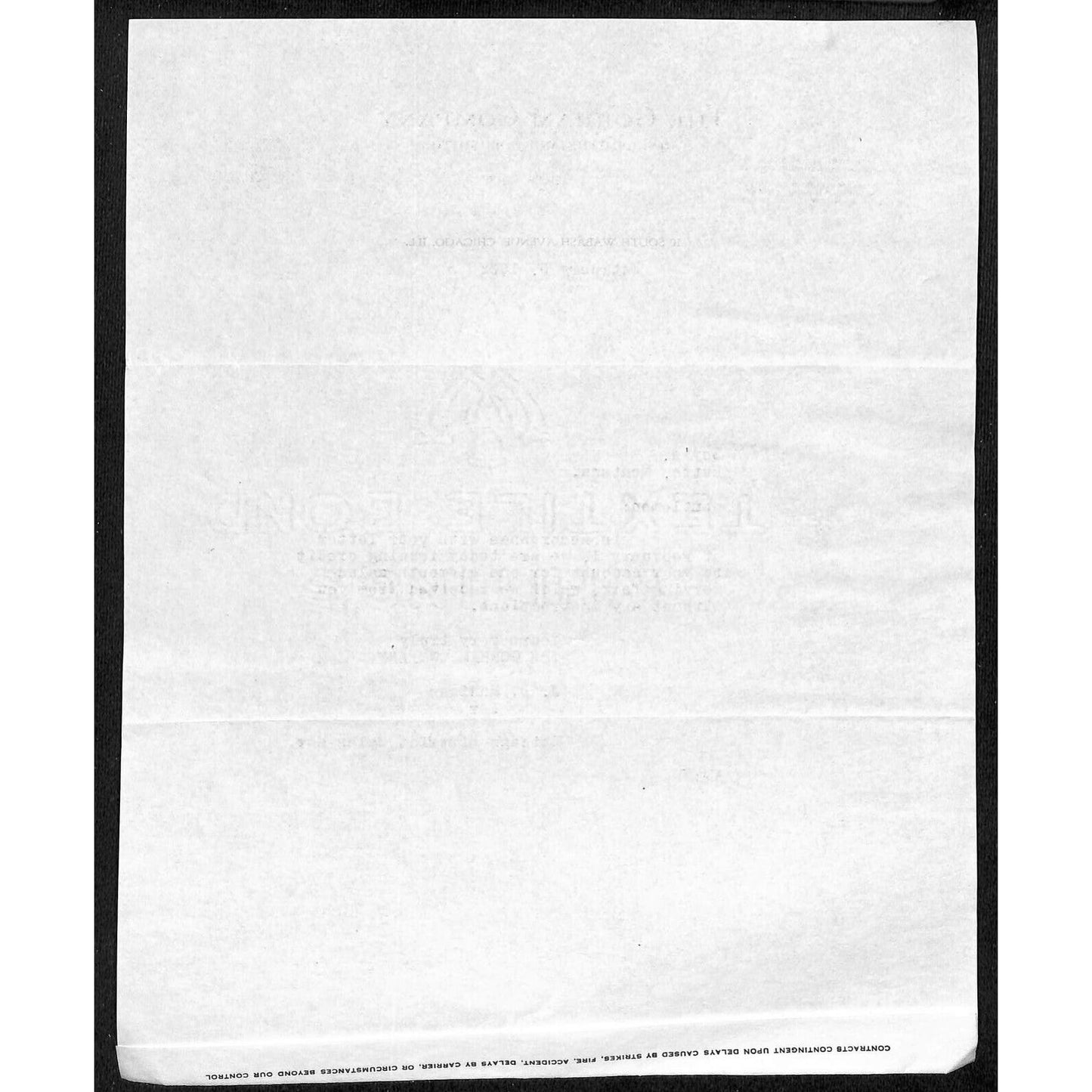 Gorham Company Silver to "Leys" Jewelers Butte, MT 1932 "Century of Leadership"