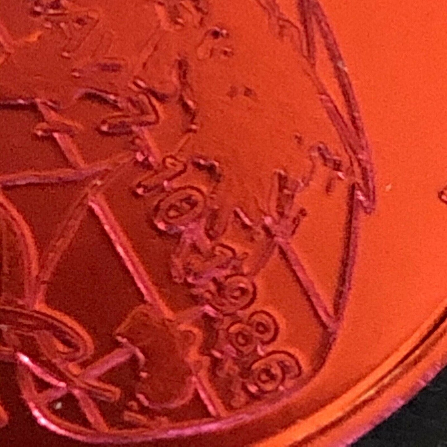39mm 1986 Coca Cola 100th Anniversary Red Aluminum Token - VGC