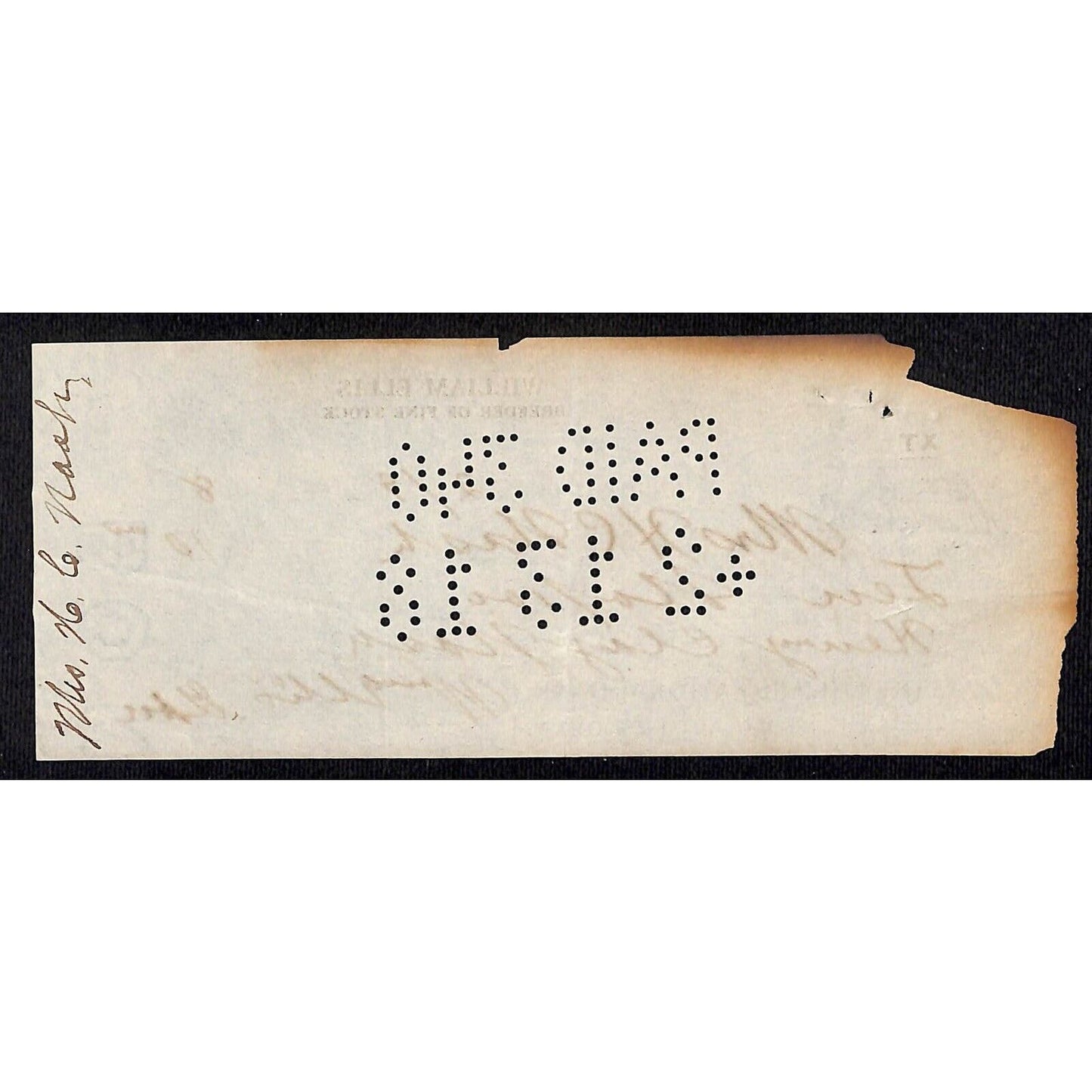 Antlers, OK 1918 William Ellis Breeder / Henry Clay Nash Bank Check - Scarce