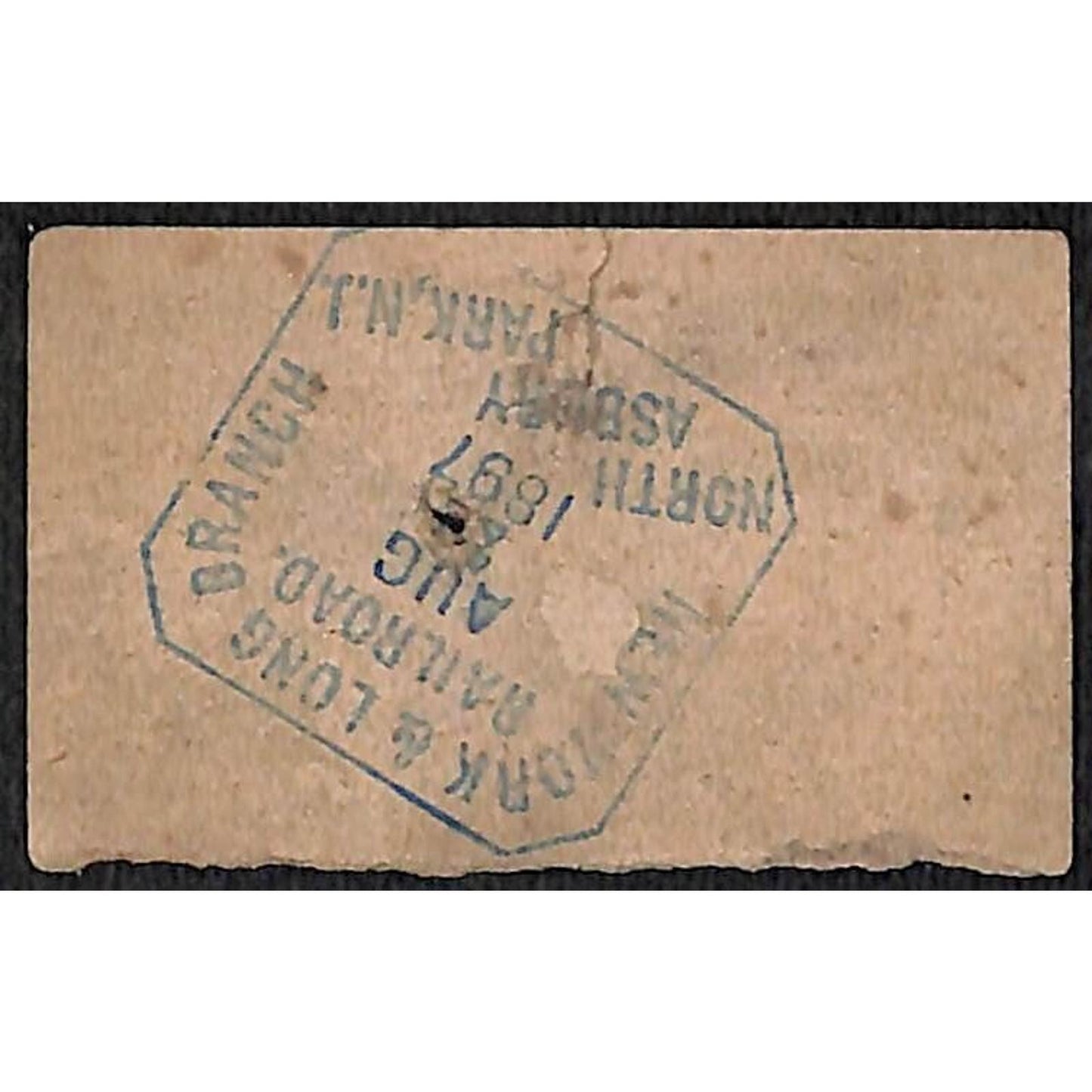 New York & Long Branch Railroad 1897 North Asbury Park to Philadelphia #110