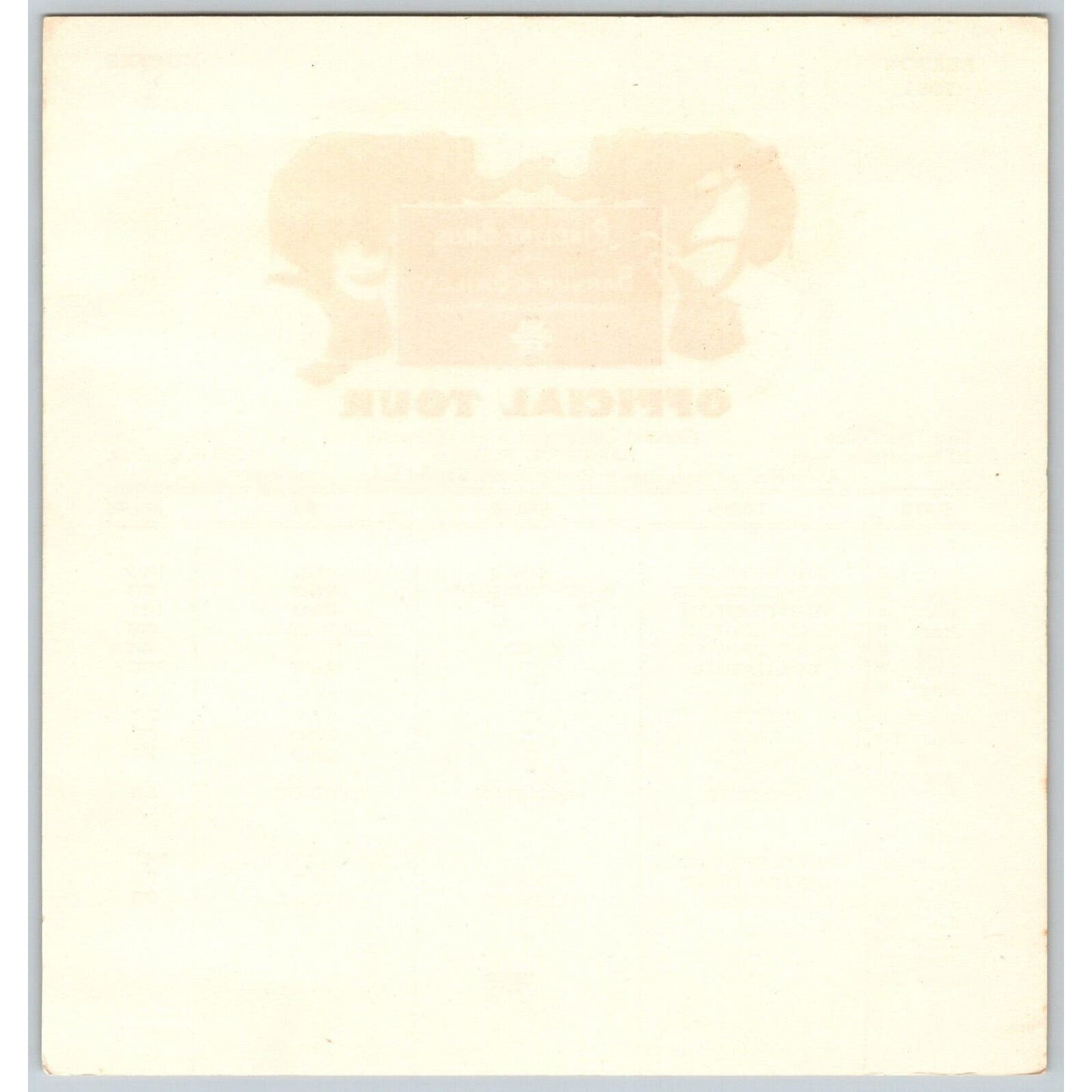 1951 Ringling Bros Barnum Bailey Circus Route Card Columbus Detroit Chicago