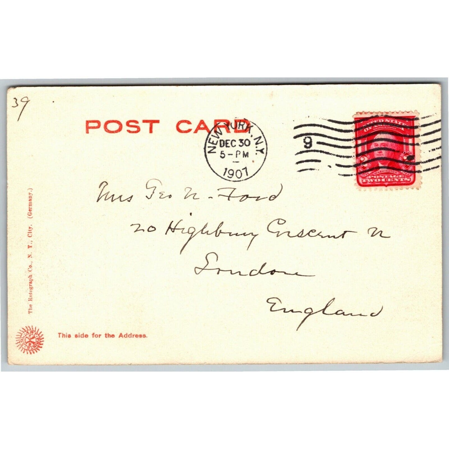 Vintage New York City NYC Postcard Herald Square & Broadway c1905-07 Rotograph