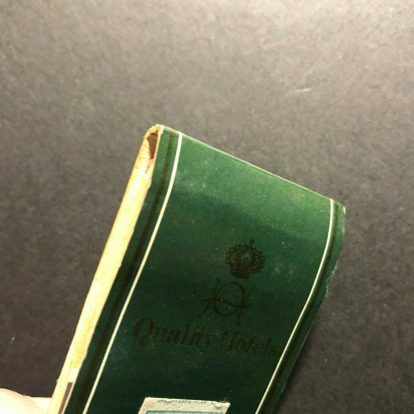 c1980's Full Matchbook Wooden Sticks Quality Hotels Napoli Italy