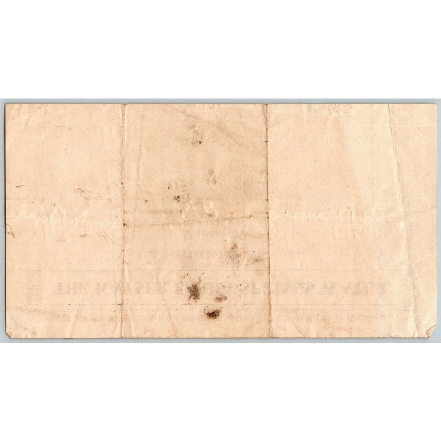 1906 Scarce Kayser Lithia Water Co. Billhead Letterhead Staunton, VA JJ Shirkey
