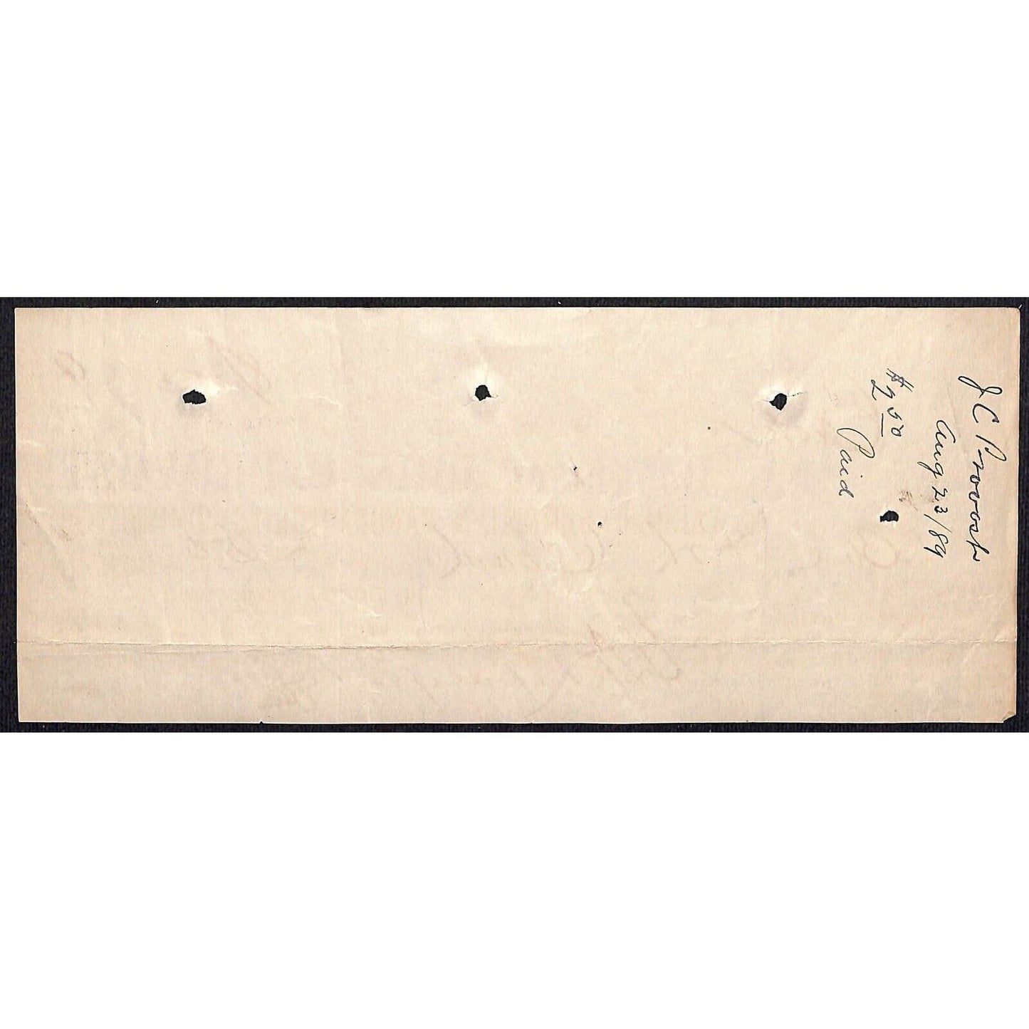 Long Island City, NY John C. Provost 1889 Letterhead for Portland Cement