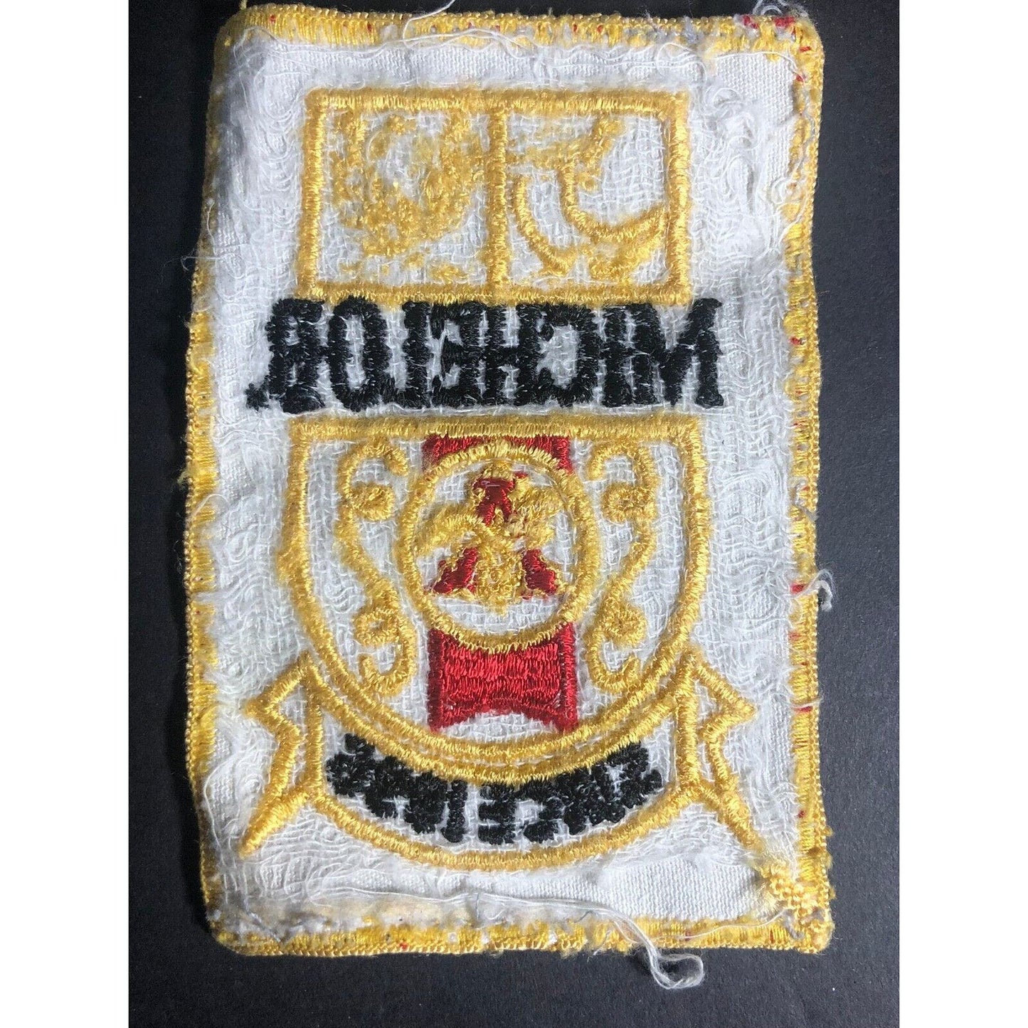 Michelob (Beer) Since 1896 Vintage Embroidered Patch - c1960's-70's