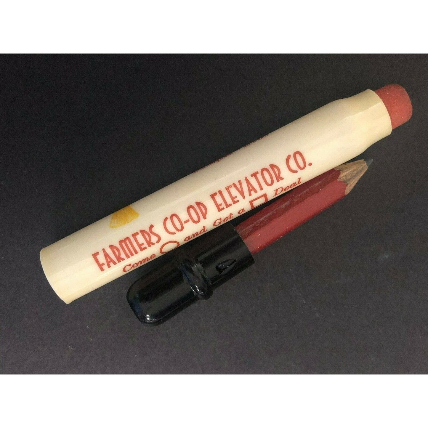 c1940's-50's "Farmers CO-OP Elevator Thomakin. Iowa" Advertising Bullet Pencil