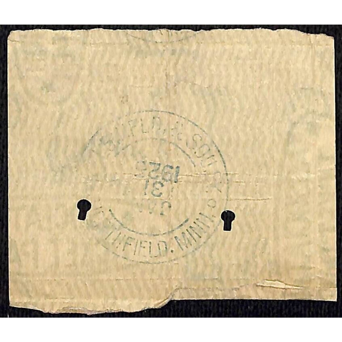 Minneapolis, Northfield and Southern Railway Ticket 1925 Randolph #127