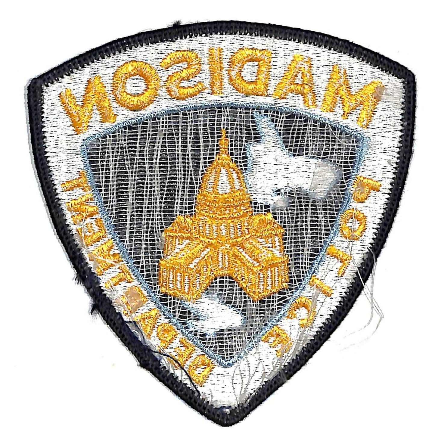 Madison Police Department w/ Wisconsin State Capitol Building Embroidered Patch