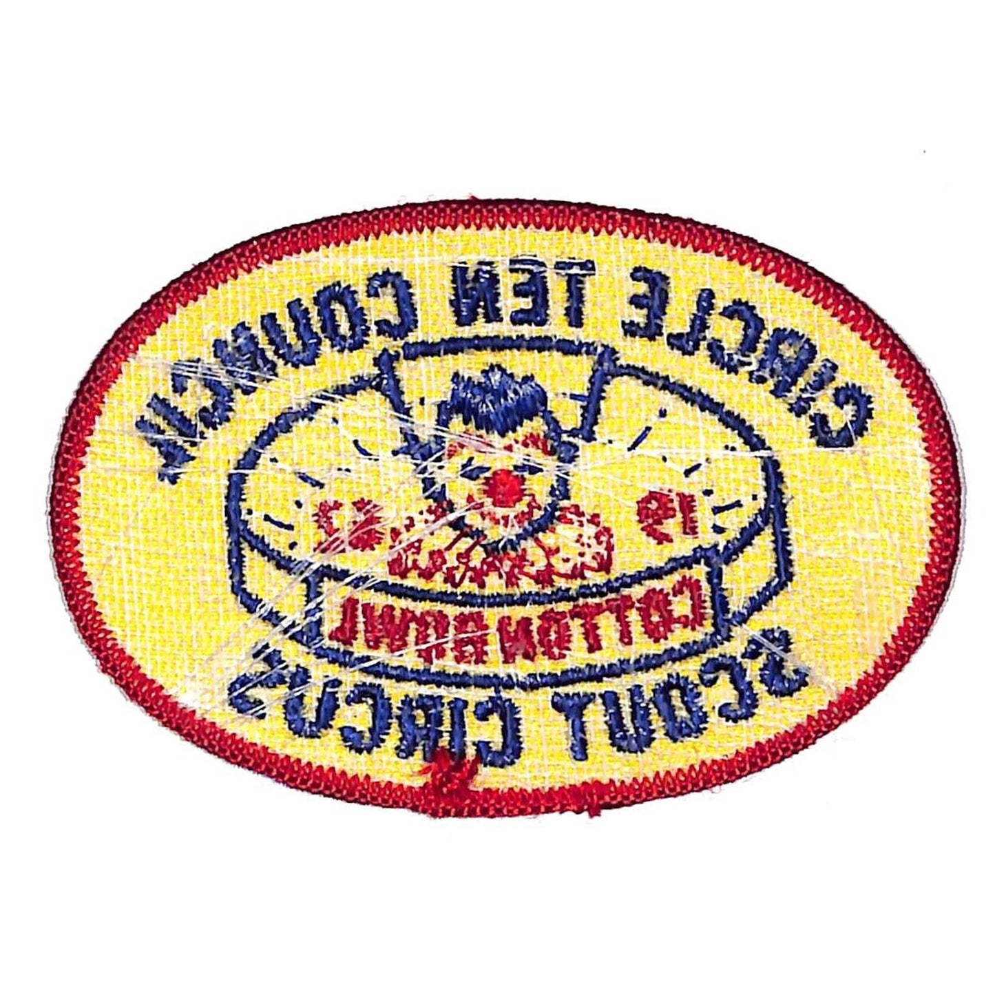 BSA Patch Circle Ten Council 1962 Cotton Bowl Scout Circus VGC Scarce