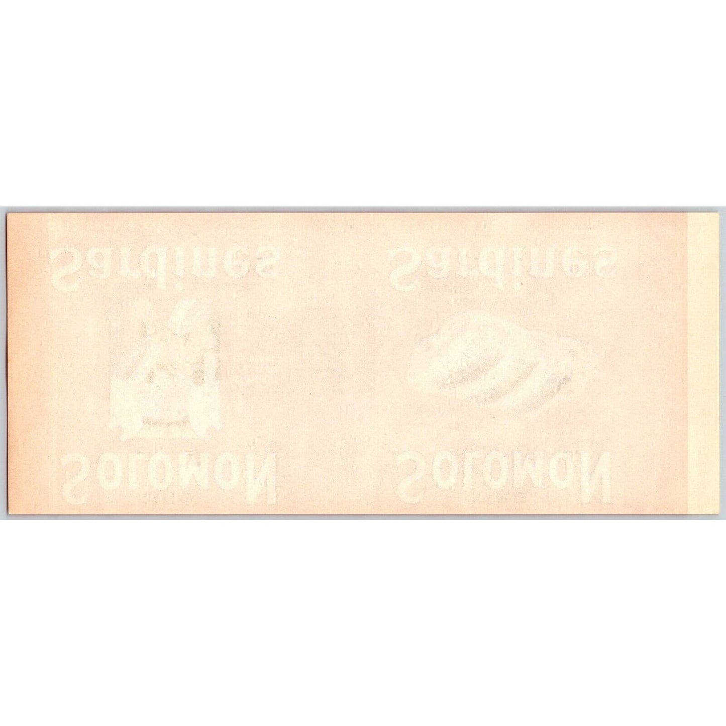 King Solomon Sardines Paper Can Label Playing Card King Art c1936-40's VGC