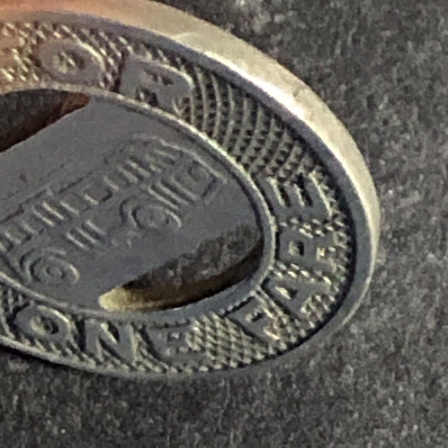 Elyria Coach Co. Ohio WM G/F One Fare Transit Token x1946 16.4mm Scarce