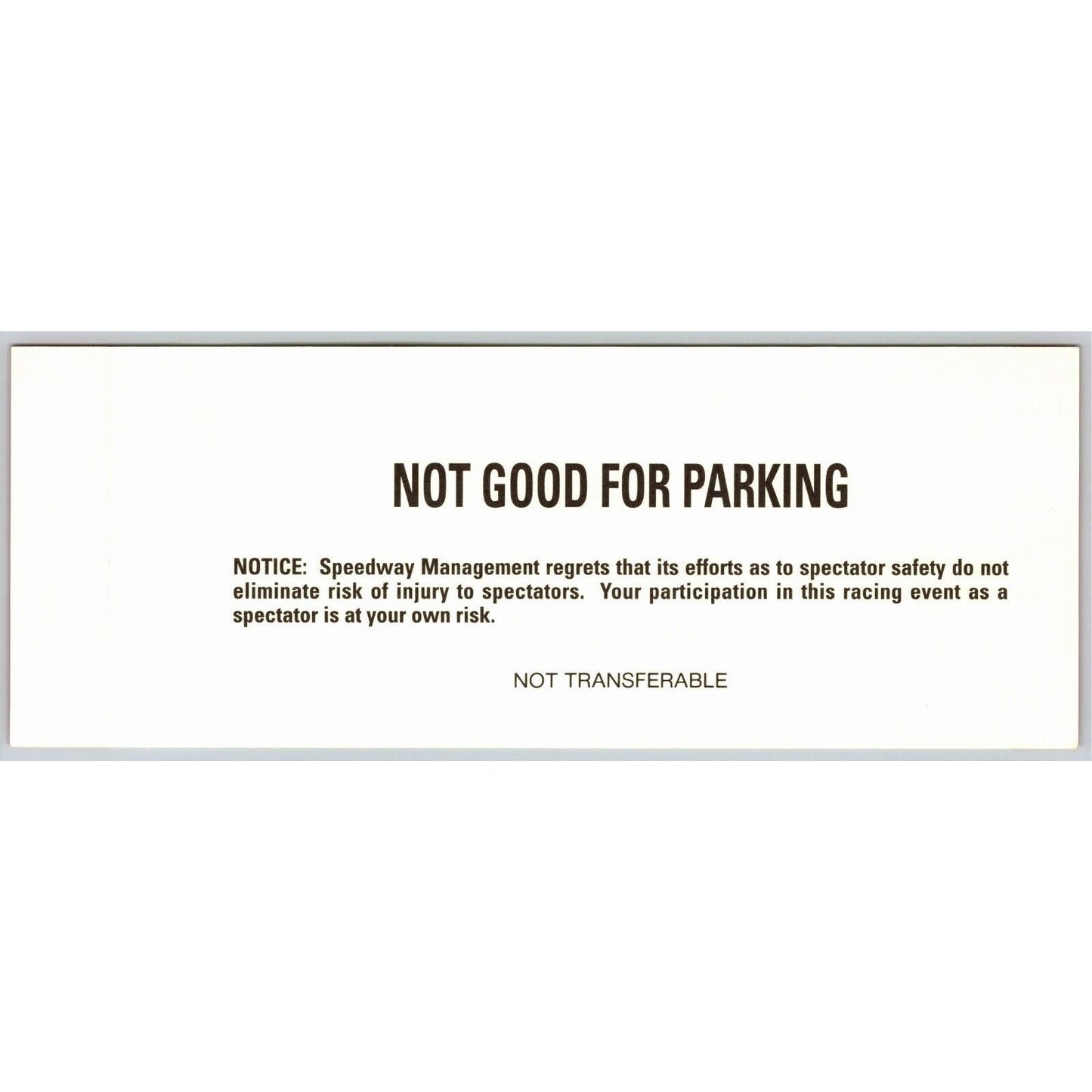 1998 Indy 500 Practice Day Hulman Terrace Unused Ticket Indianapolis #69