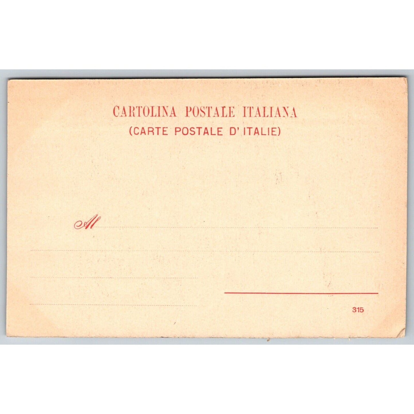 Italian Postcard Cettara Road From Vietri to Amalfi 1901-1907 NP VGC