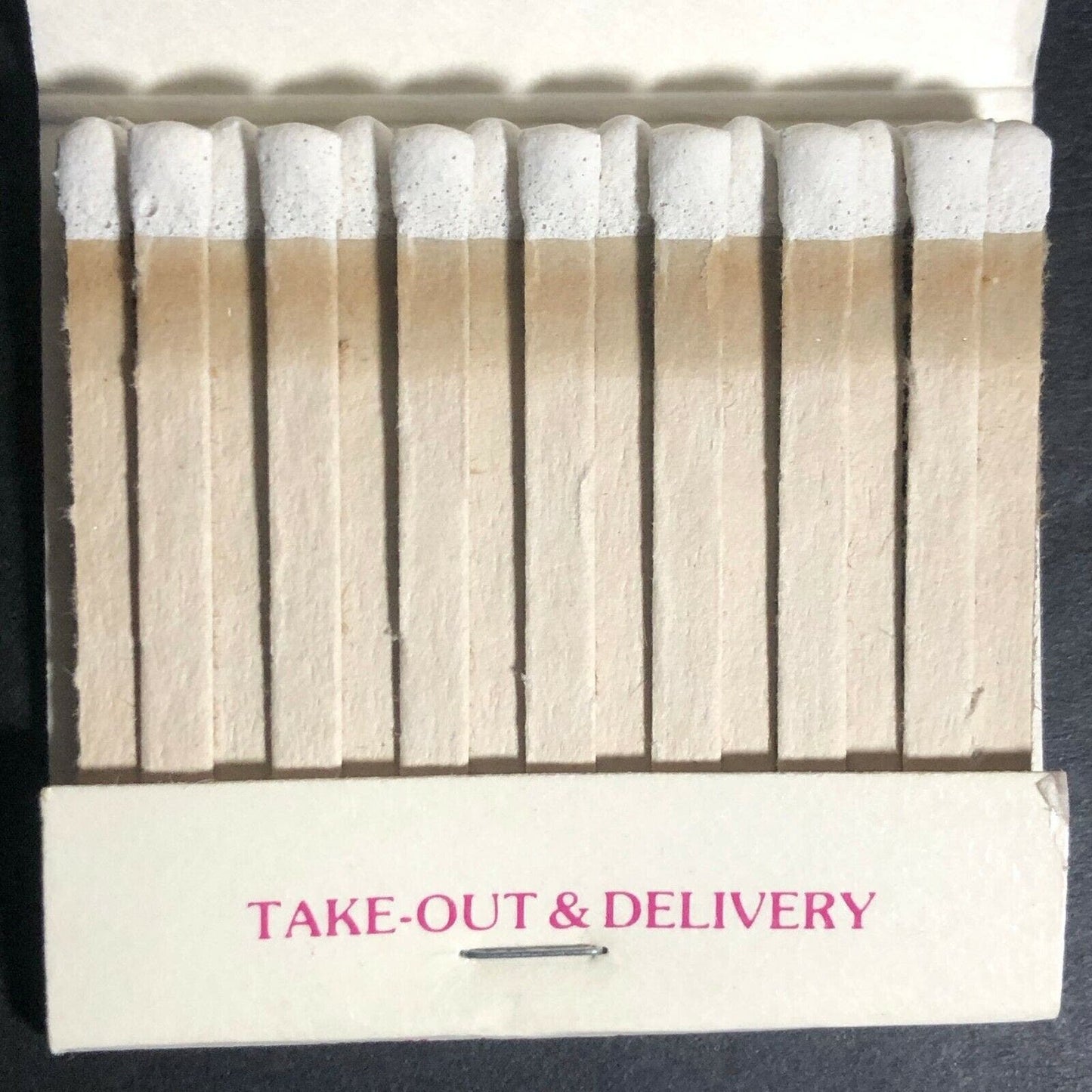 Vintage c1990's Full Matchbook "Trattoria Pino - Costa Mesa, CA Third Ave., NYC"