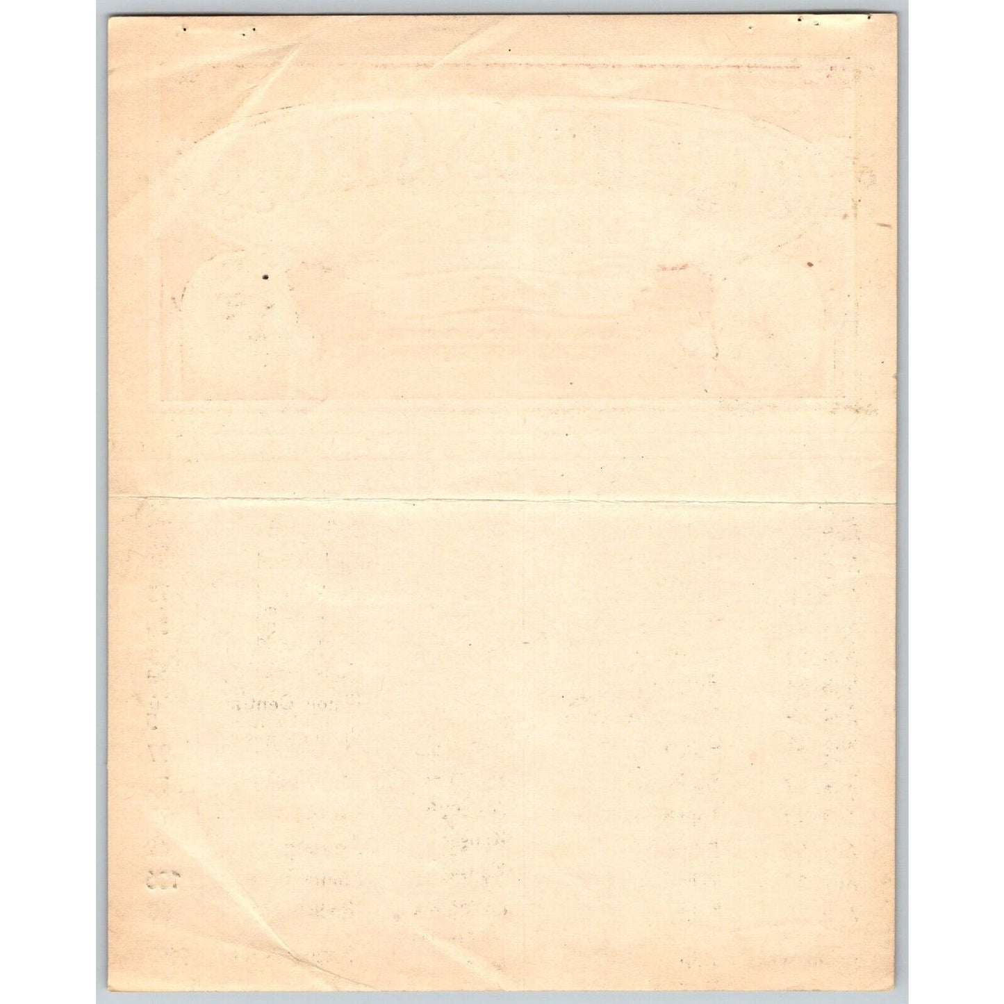 1935 Cole Bros with Clyde Beatty Circus Route Card IL IA NE MO KS OK
