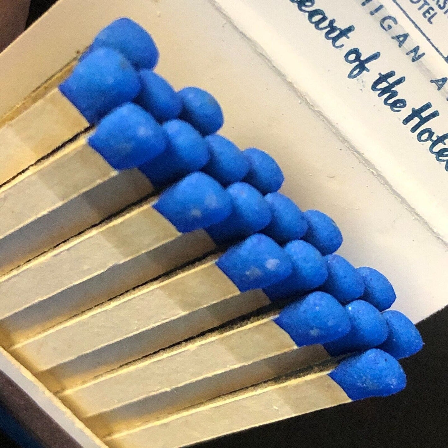Blue Angel Jamaican Room Calypso Chicago Full Vintage Matchbook c1956-60s Scarce