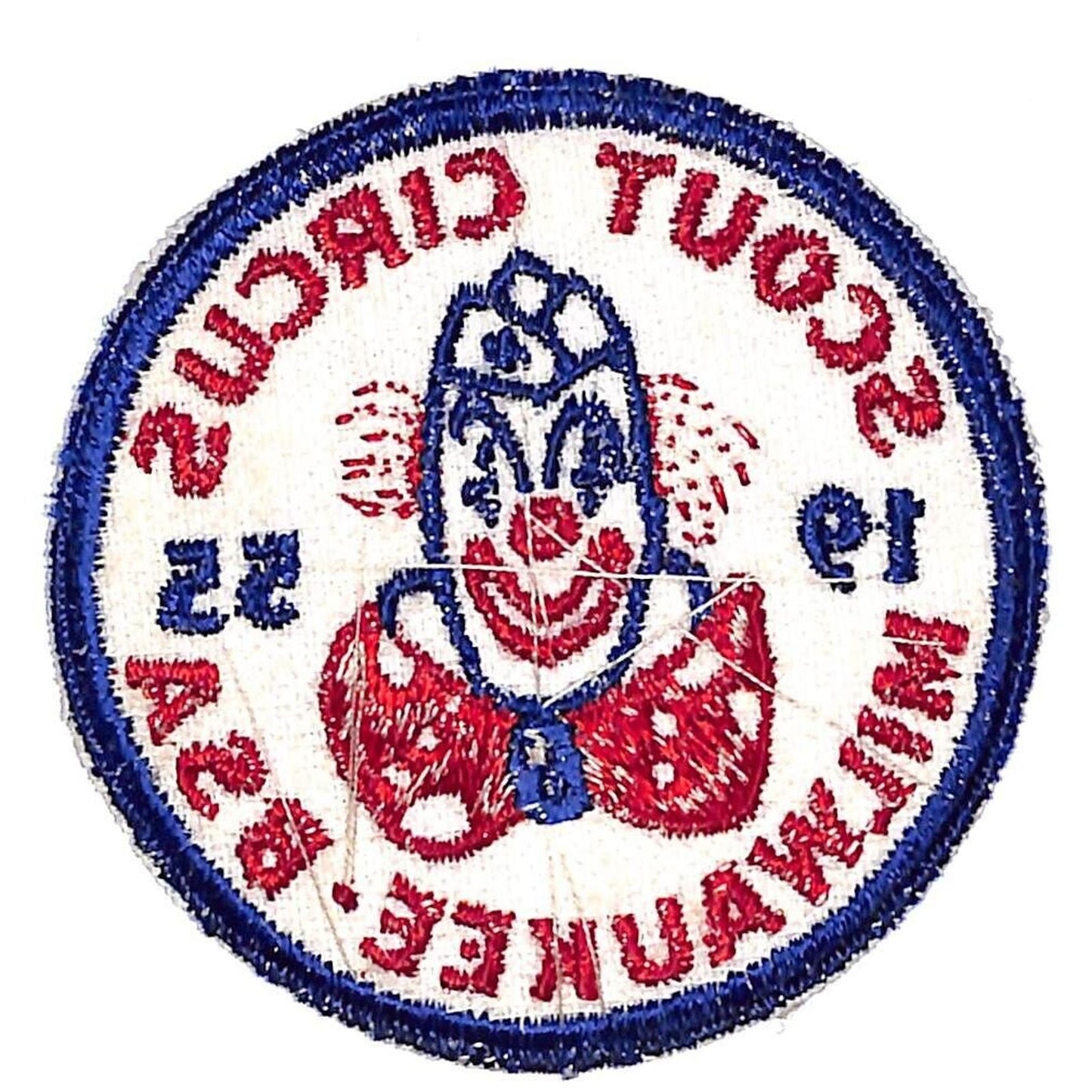 BSA Patch Scout Circus 1955 Milwaukee BSA Clown - Scarce