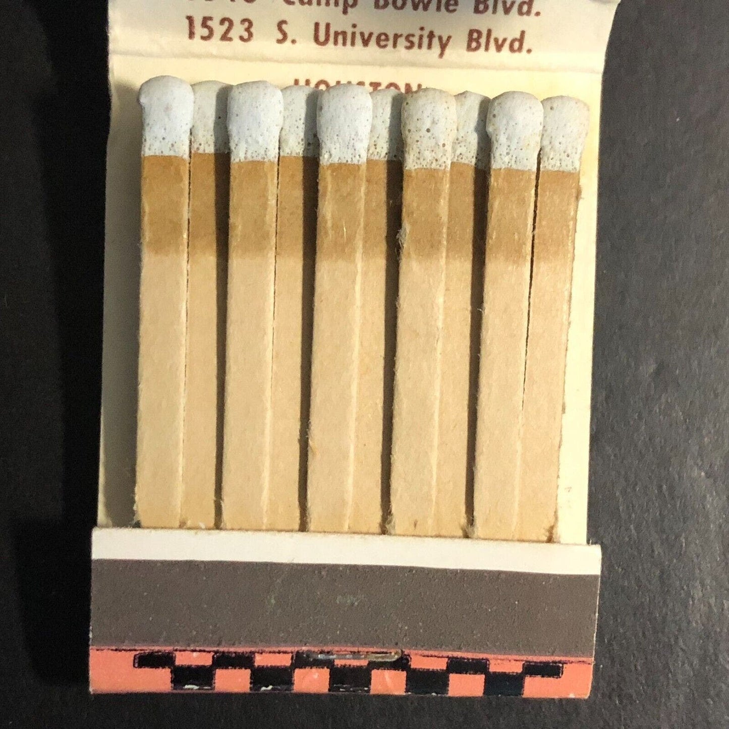 Kip's Big Boy Hamburger Restaurants Full Matchbook Texas c1960's-73 VGC Scarce