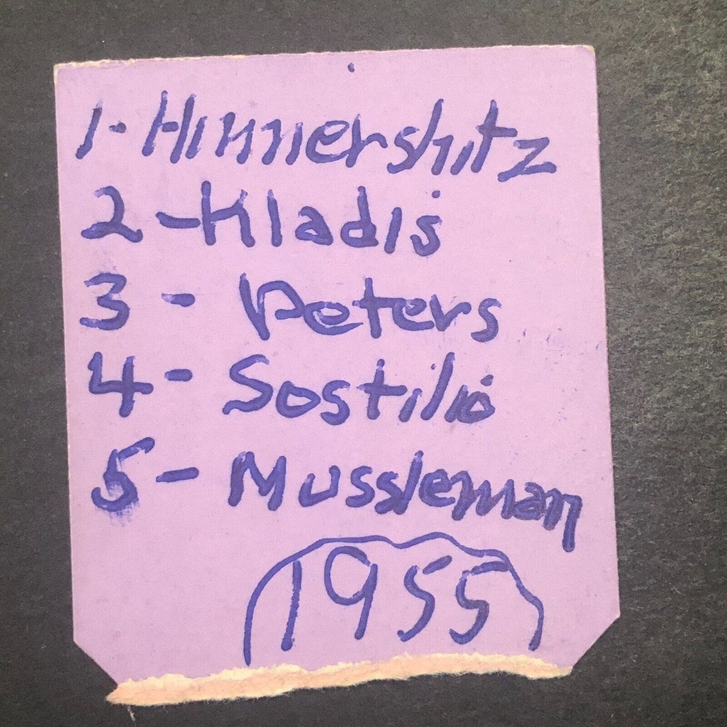 Reading Fair Speedway 9/18 1955 Auto Racing Rain Check Ticket Stub Hinnershitz