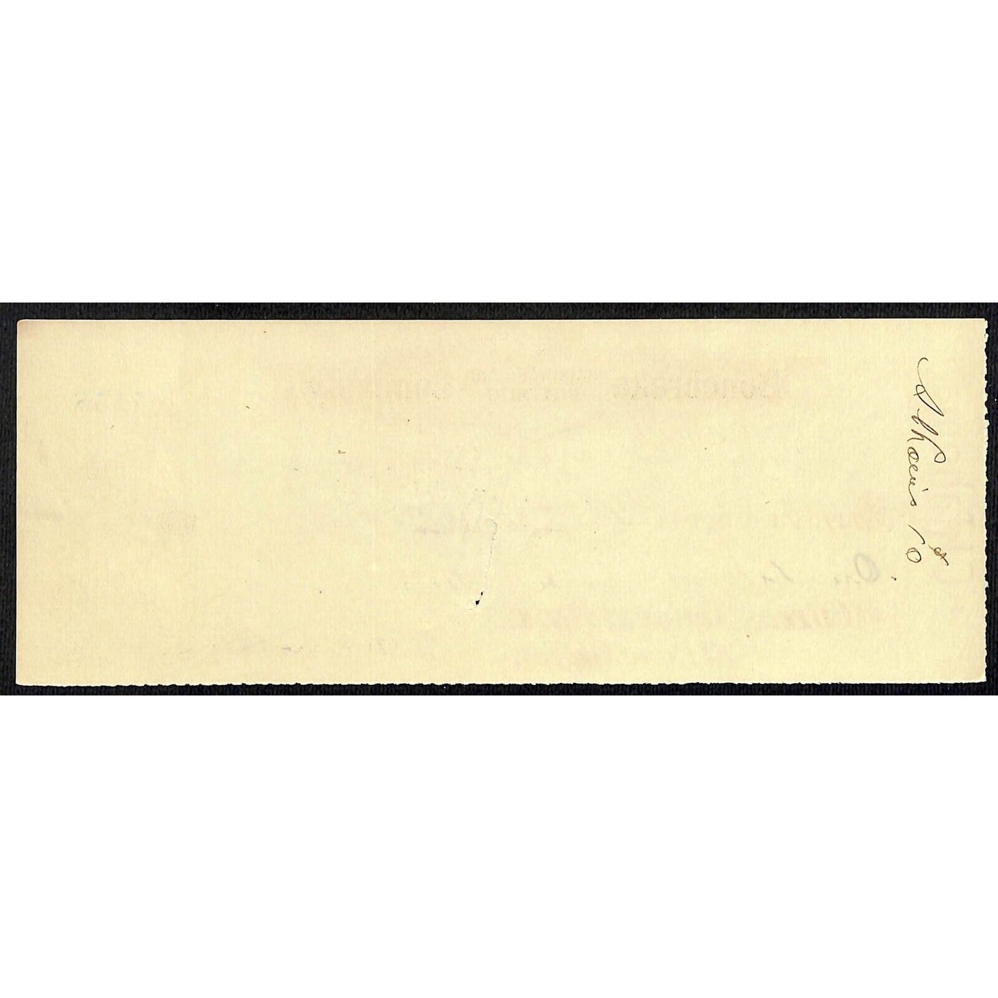El Reno, OK 1904 Territorial "Bonebrake Hardware and Implements" Check Scarce