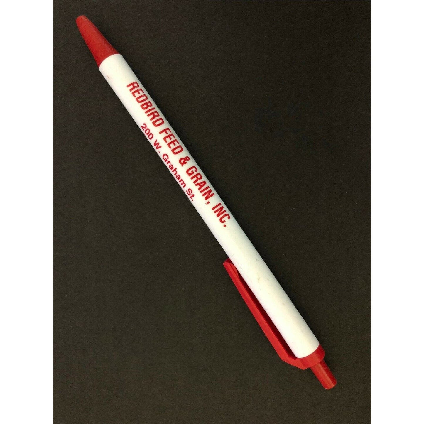 c1970's-80's Redbird Feed & Grain, Eureka, IL Advertising Pen
