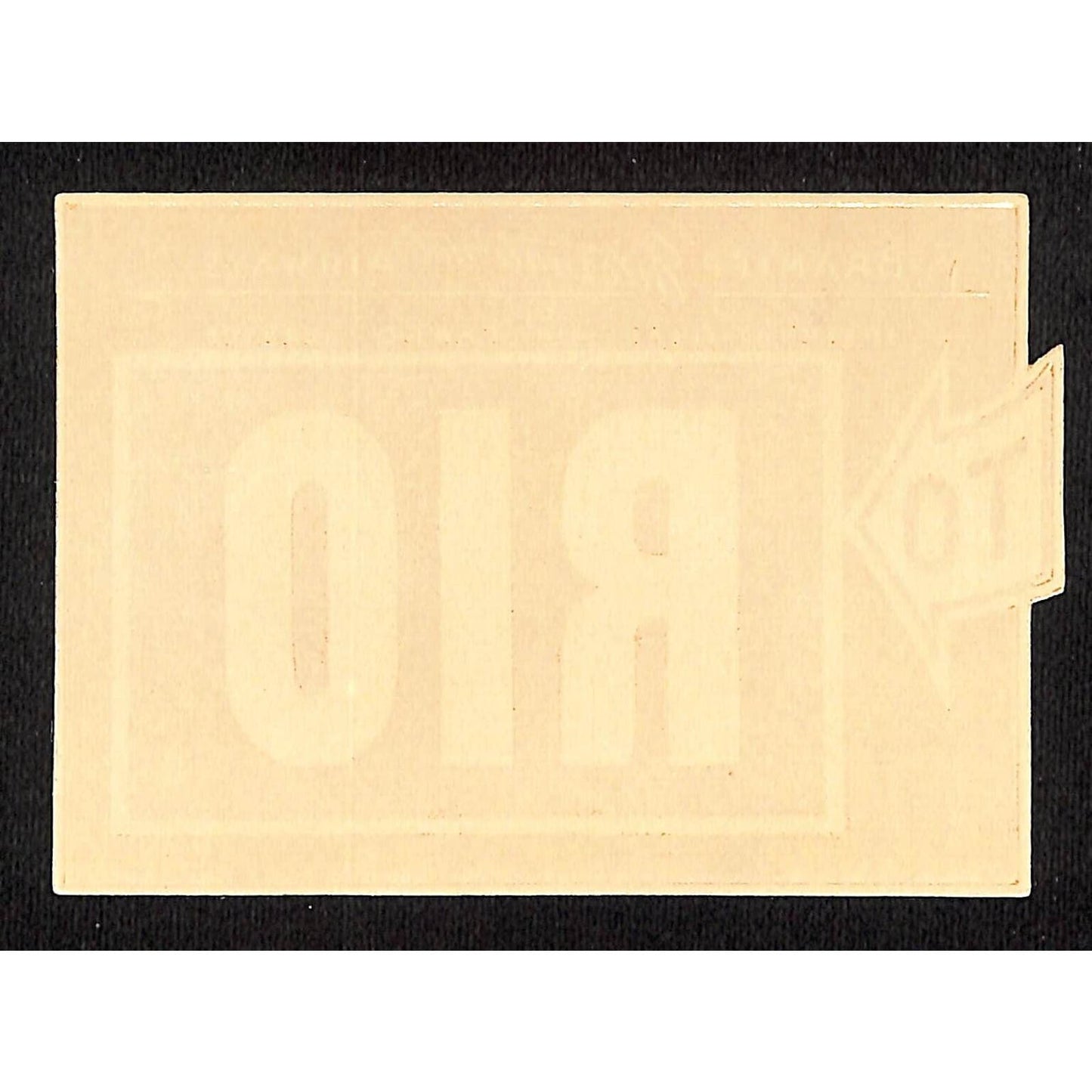 Braniff International Airways (1948-65) Gum Air Cargo Label "To RIO" ORNG Scarce
