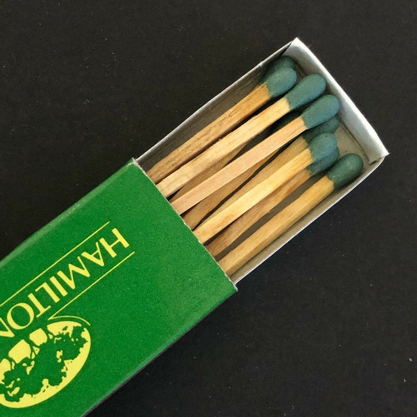 c1980's-90's Wooden Matchbox Matchbook Hamilton Plaza Allentown, PA