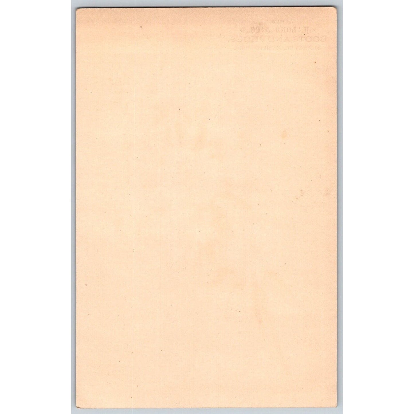 Marietta, OH H. Lord & Co Victorian Trade Card Boots and Shoes 50 Front Street