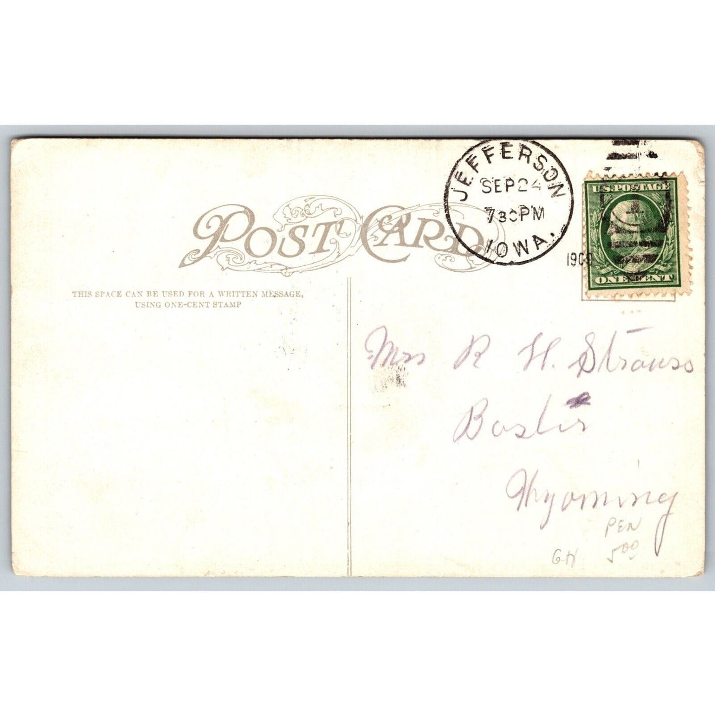 Romantic Postcard Worrisome "Love Letter?" Wax Stamp PM 1909