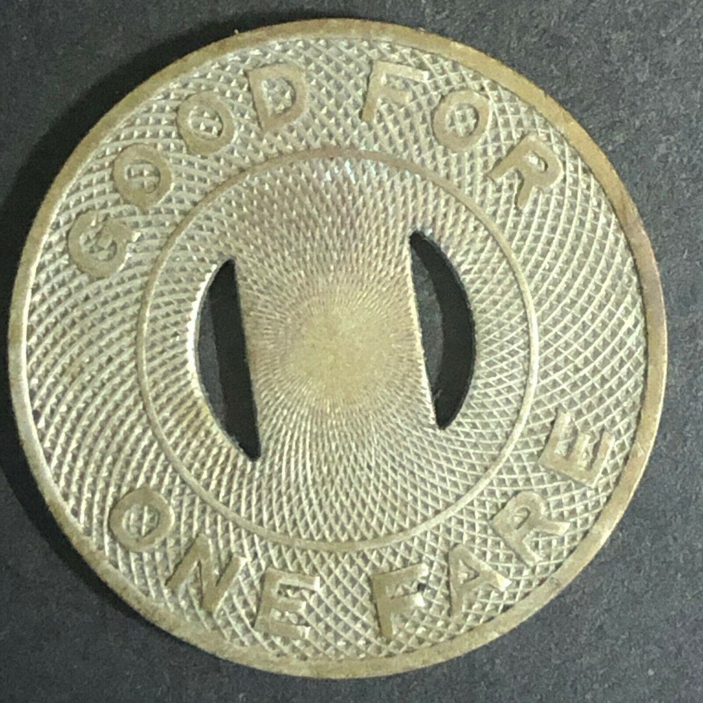 c1940's 22mm Florida?? Good For One Fare Transit Token