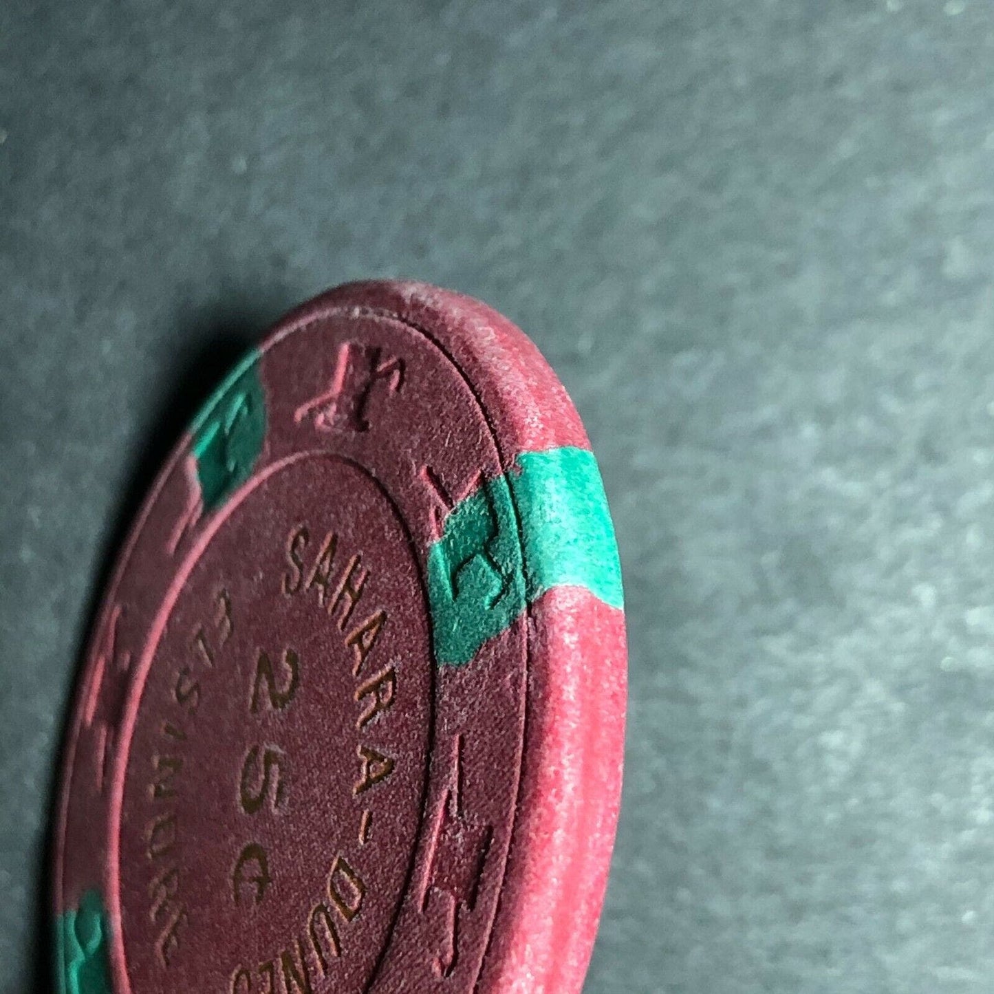 Vintage Clay Casino 25c Chip - Sahara Dunes - Elsinore, CA