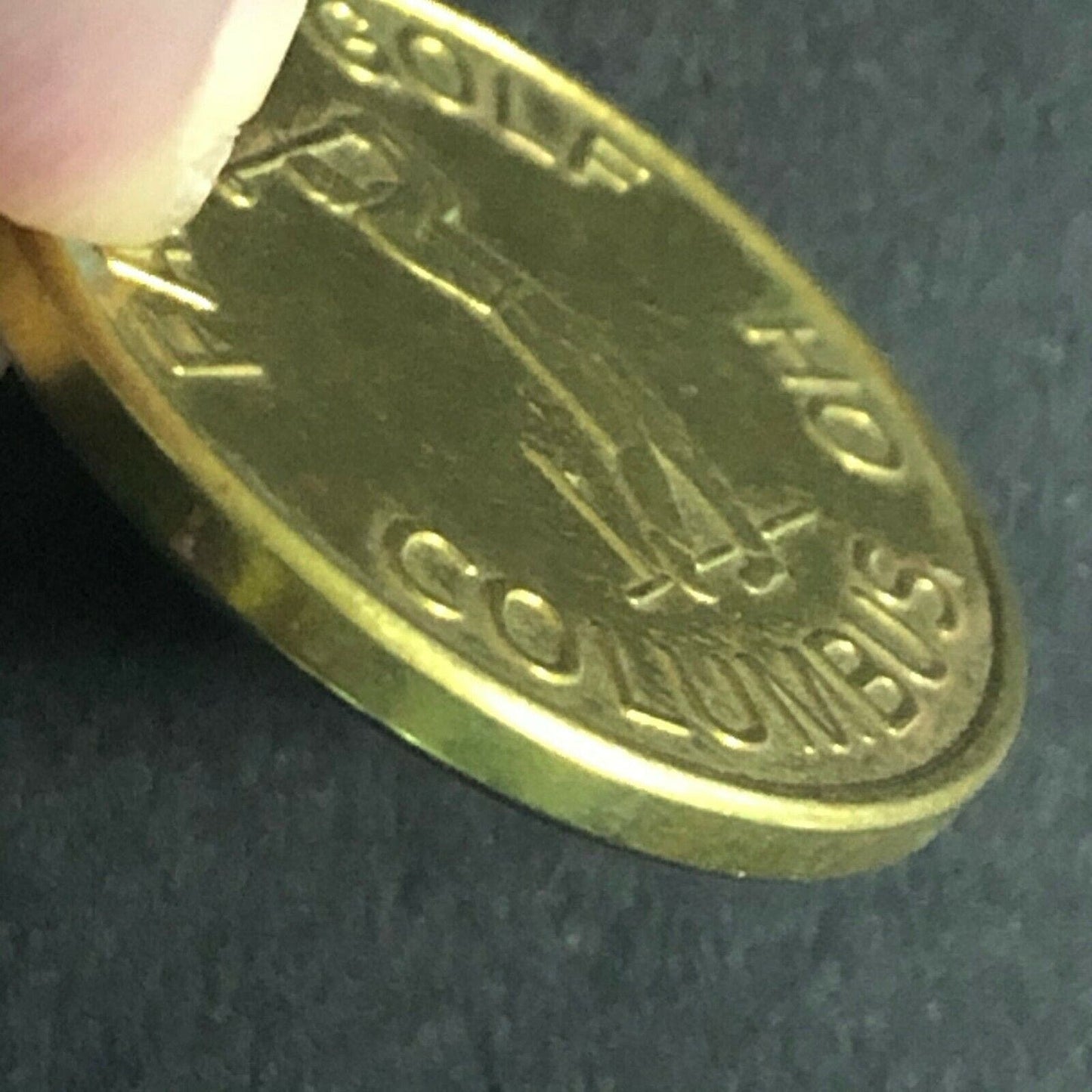 20.30mm Fantasy Golf - Columbus, OH Brass Token - Fauver Collection