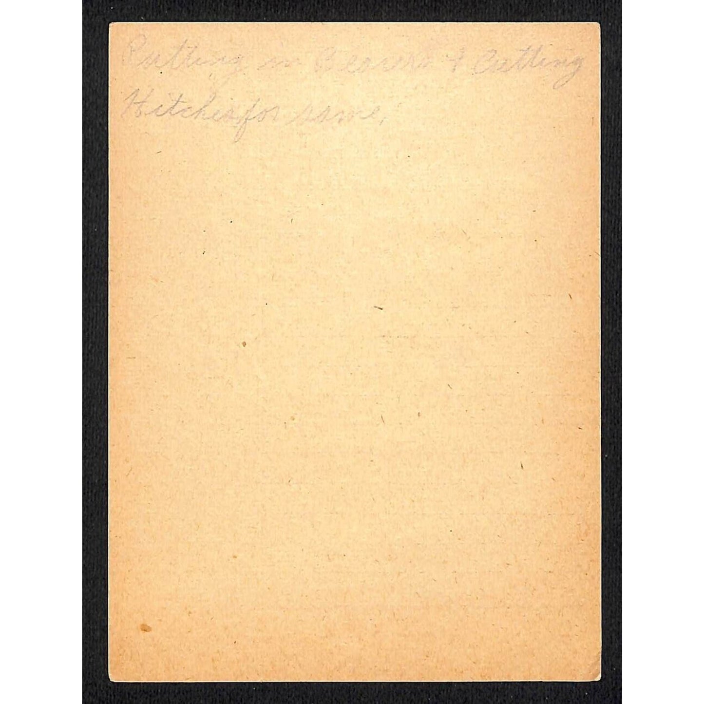 North Butte Mining Company Workman's Time Card Montana Scarce