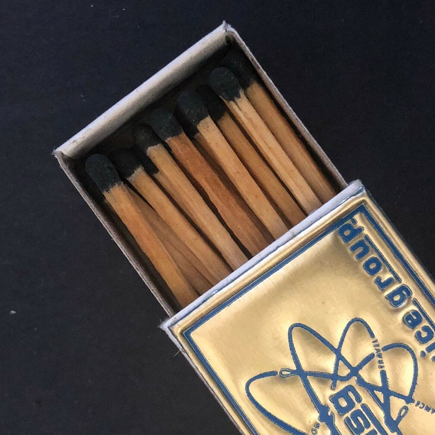 c1960's-70's Foil Wooden Matchbox / Matchbook "Napus Service Group" NSG