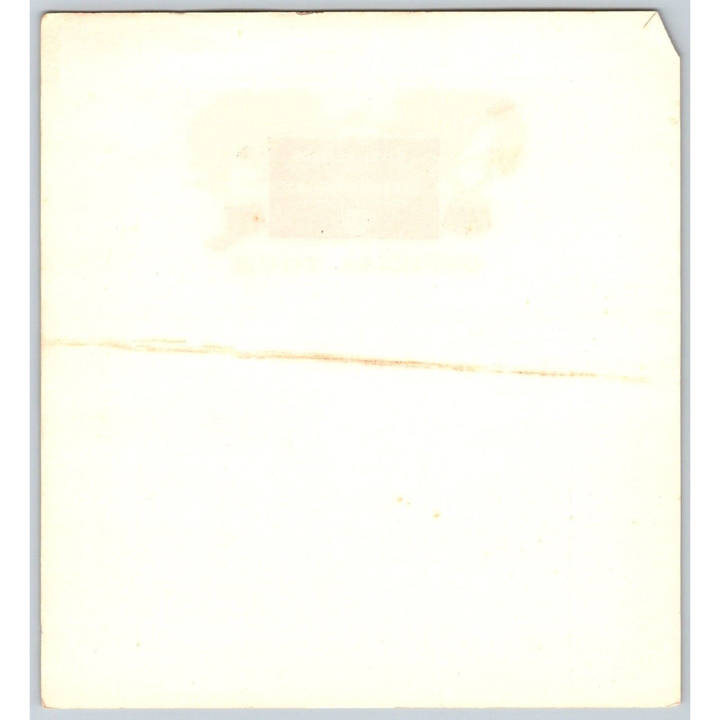 1954 Ringling Bros Barnum Bailey Circus Route Card Port Huron Flint Lansing