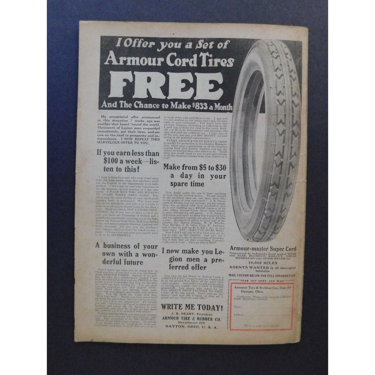 "The American Legion Weekly" Oct 1923 - 38 pgs.