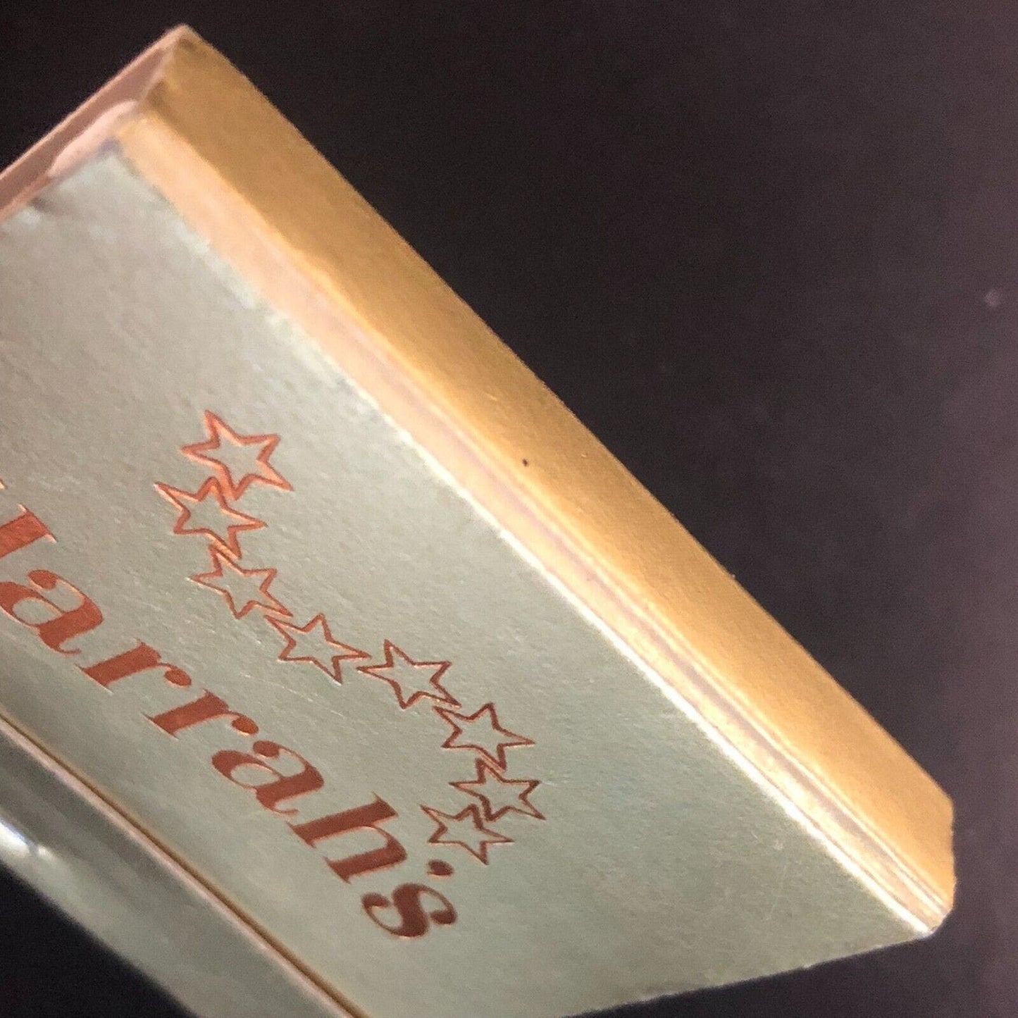 Harrah's Reno and Lake Tahoe Gold w/ Stars Full Matchbook c1975-1985